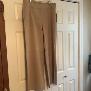 Isaac Mizrahi full length wide leg pants, size XL